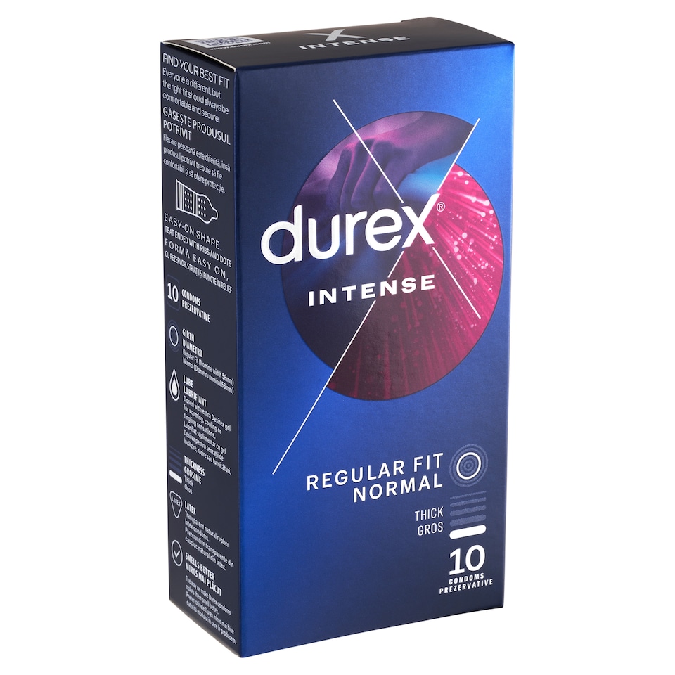 Durex Intense óvszer 10 db  1. kép