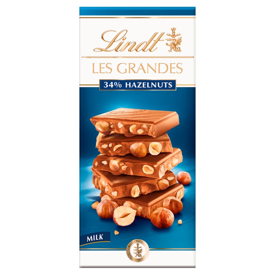 image 1 of Lindt Hazelnut Milk Chocolate Bar 150G