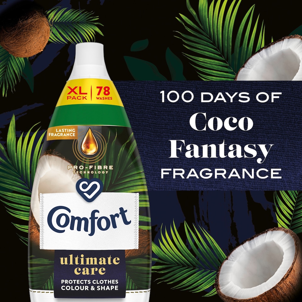 image 1 of Comfort Ultimate Care Fabric Conditioner 78W Coco 1178Ml