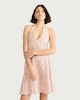 image 1 of F&F Halterneck Mini Dress in Multi Pink
