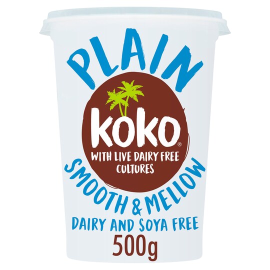 Koko Dairy Free Original Plain Yogurt 500G Tesco Groceries