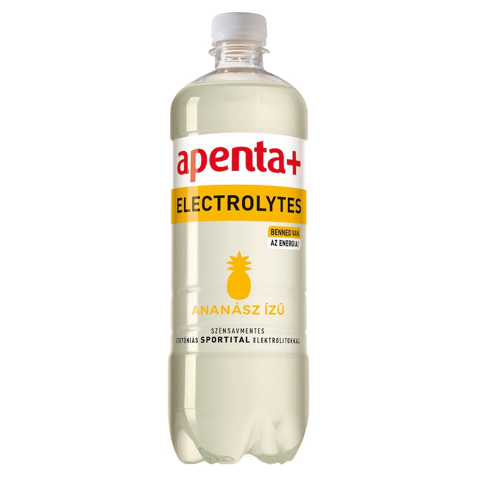 Apenta+ Isotonic ananász ízű szénsavmentes izotóniás sportital elektrolitokkal 750 ml
