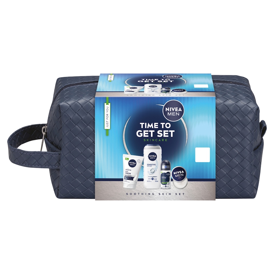 NIVEA MEN TIME TO GET SET SKINCARE GIFT PACK