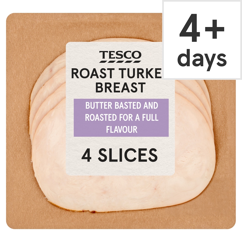 Tesco Deli Roast Turkey Breast 120G