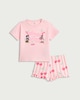 image 1 of Disney Minnie and Daisy 2-Piece Pure Cotton Top and Shorts Set in Pink