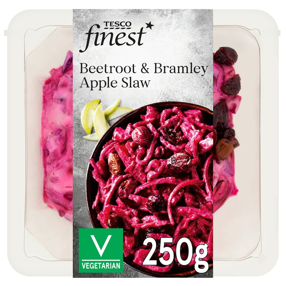 Tesco Finest Beetroot & Bramley Apple Slaw 250g