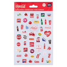 Coca-Cola Puffy Stickers 50 pcs