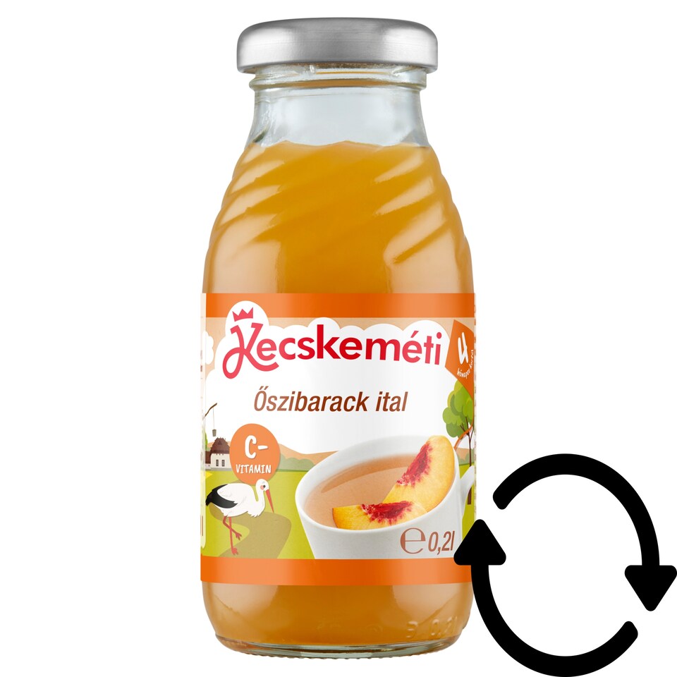Kecskeméti őszibarack ital 4 hónapos kortól 0,2 l