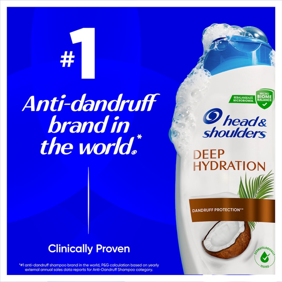image 1 of Head & Shoulders Deep Hydration Anti Dandruff Shampoo 400Ml