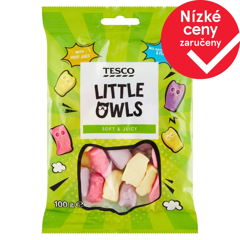 Tesco Jelly with Fruit Flavors 100g