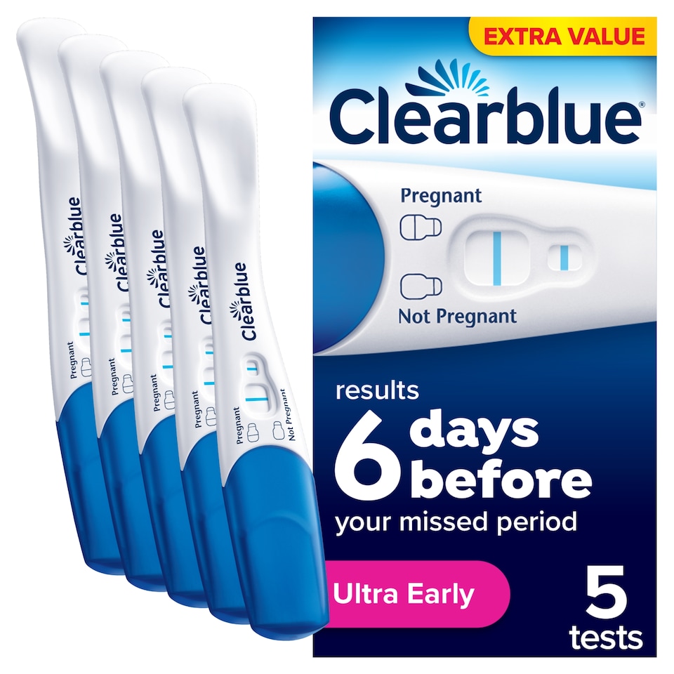 image 1 of Clearblue Early Detection Pregnancy Test 5 pack