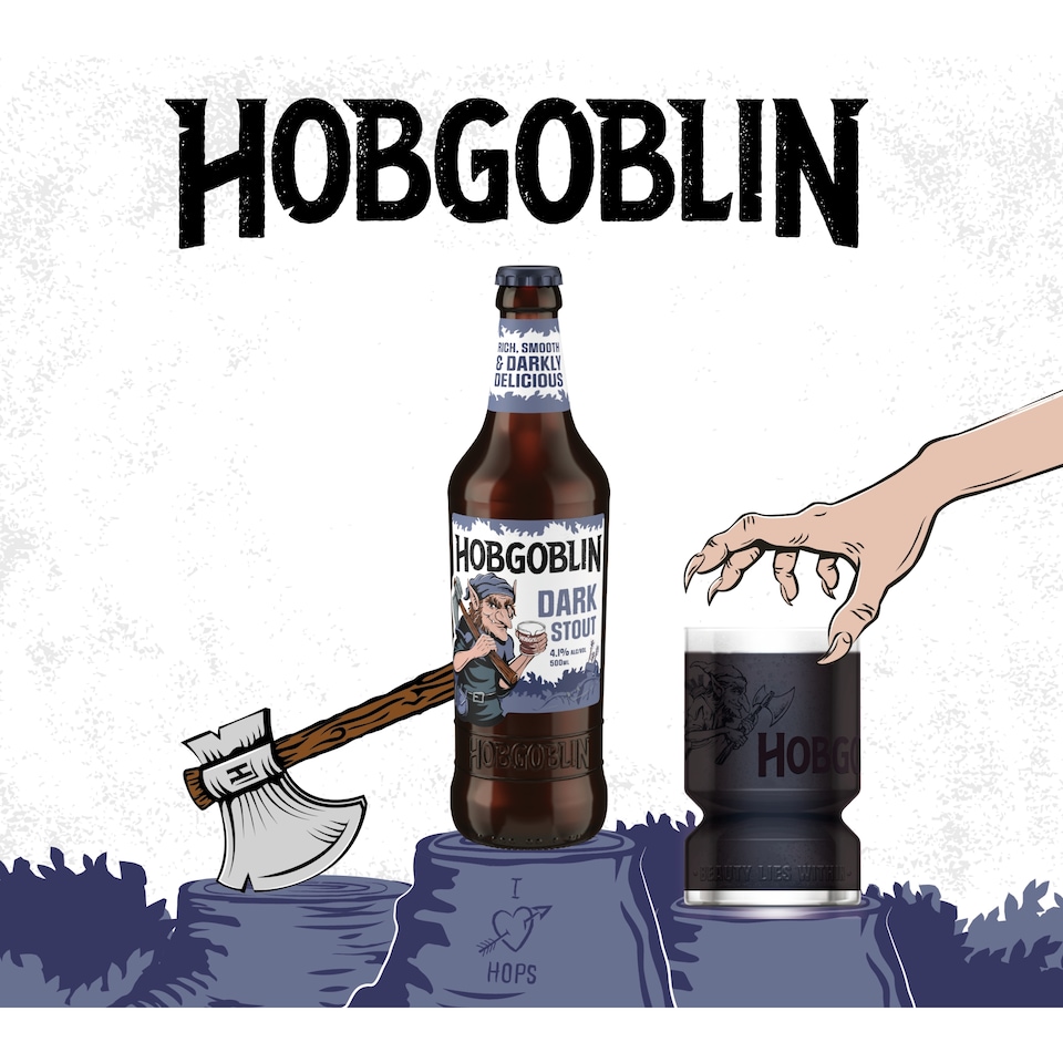 image 1 of Hobgoblin Stout Beer 500ml 