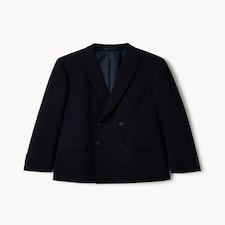 F&F Tailored Fit Double Breasted Formal Suit Jacket in Navy