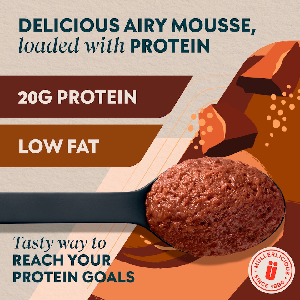 image 1 of MULLER X MY PROTEIN Mousse Chocolate Flavour 200g