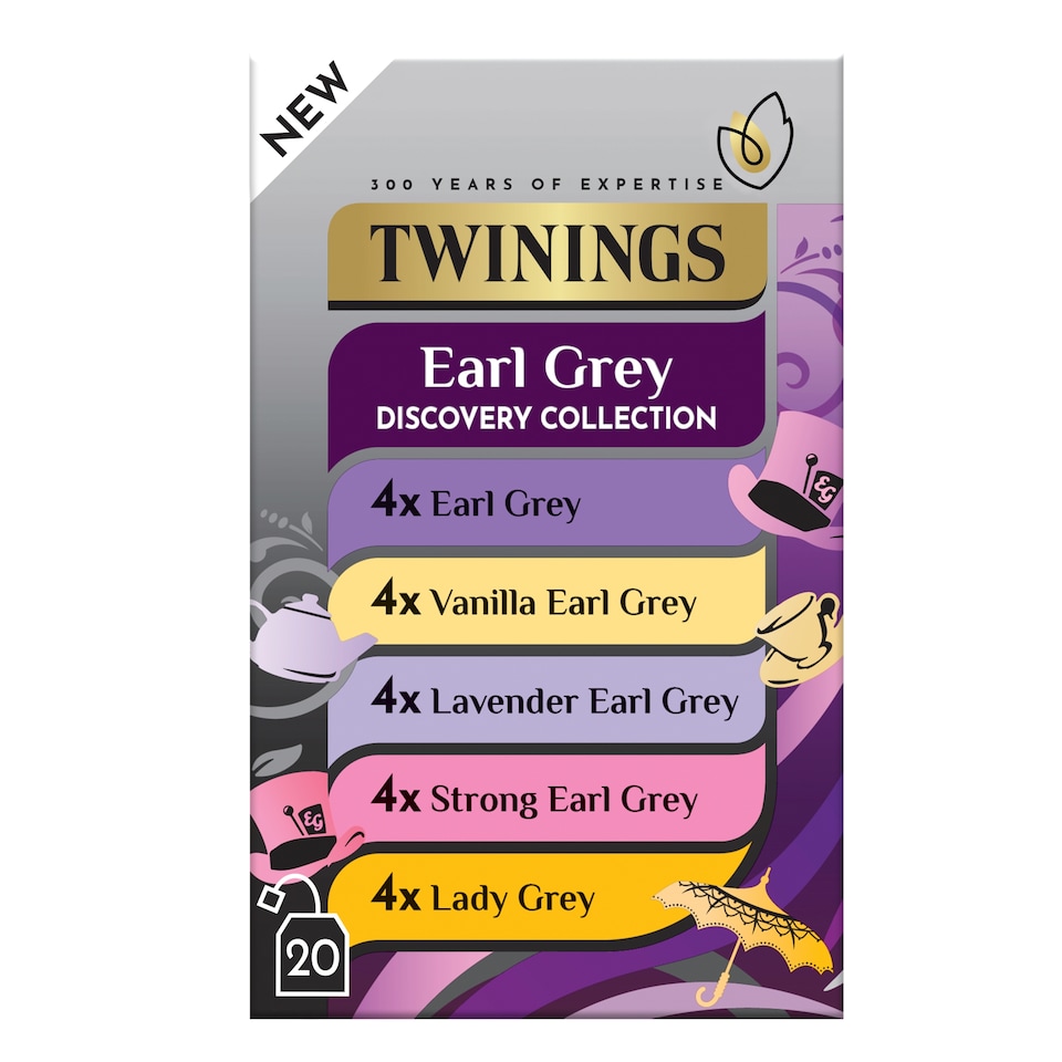 image 1 of Twinings Earl Grey Discovery Collection 20 Tea Bags 40g