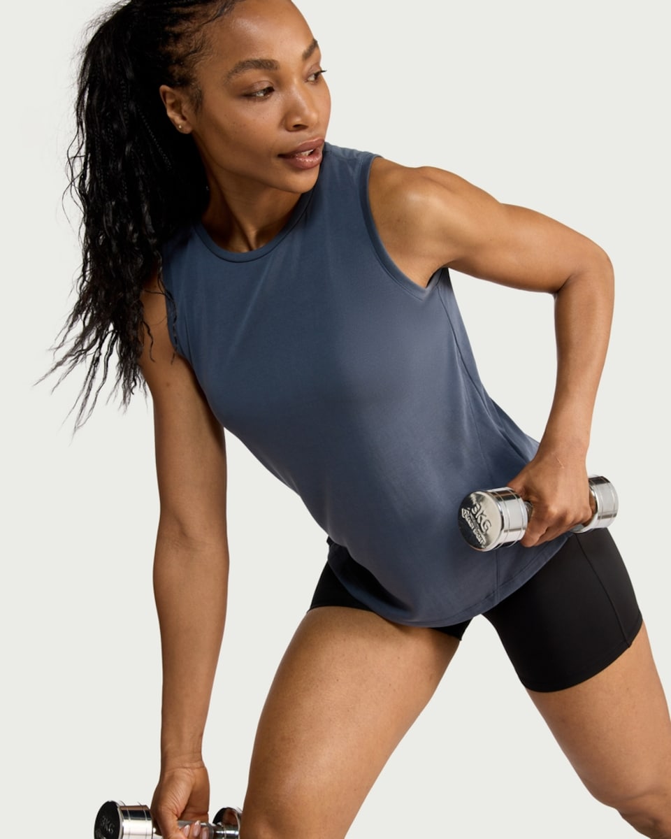 image 1 of F&F Active EVERYHOUR Modal Rich Top in Navy