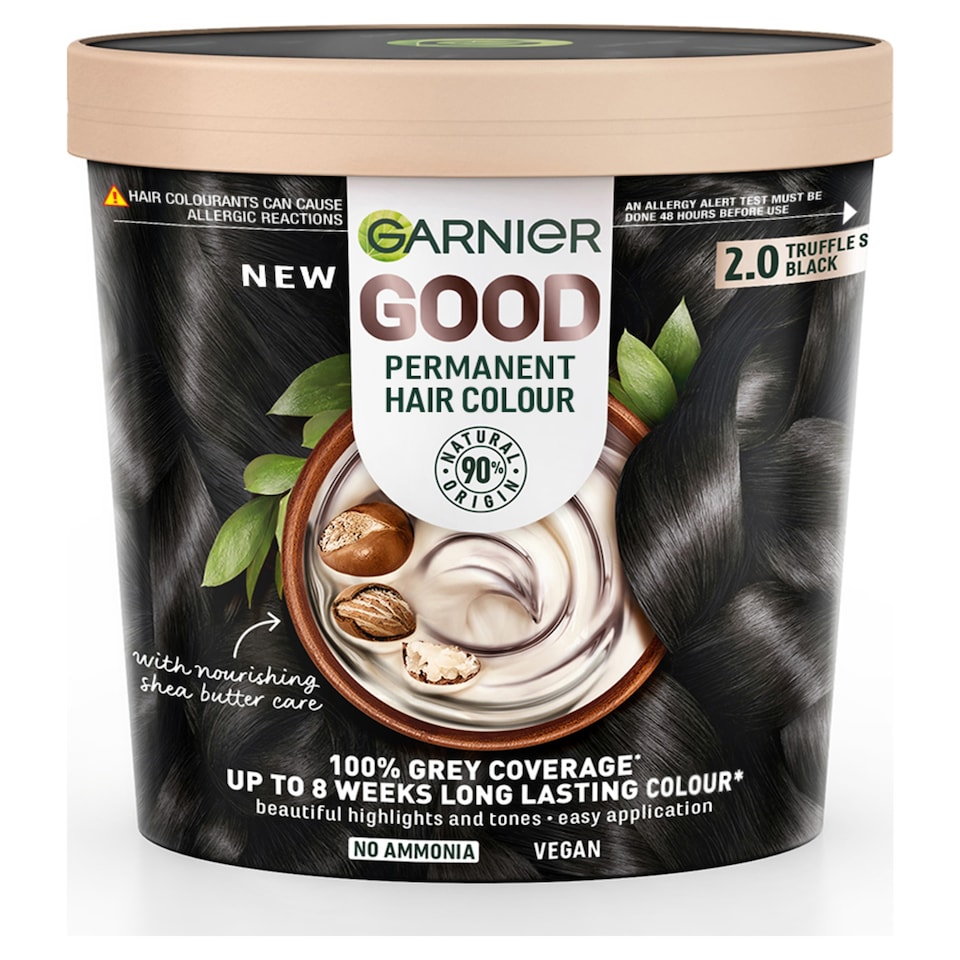 image 1 of Garnier Good Permanent Hair Colour - 2.0 Truffle Soft Black