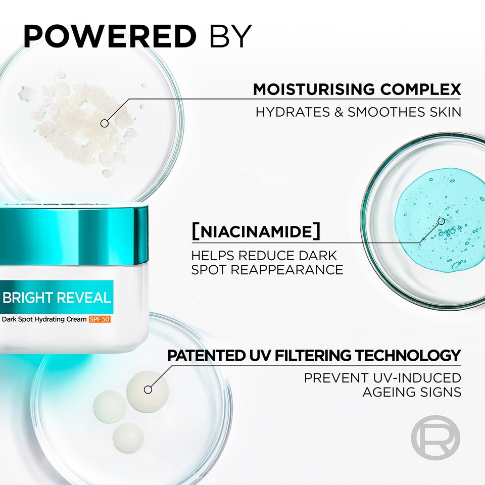 image 1 of L'Oreal Paris Bright Reveal Dark Spot Hydrating Cream SPF50 50ML