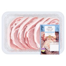 Tesco Northern Irish Pork Loin Steaks 874g