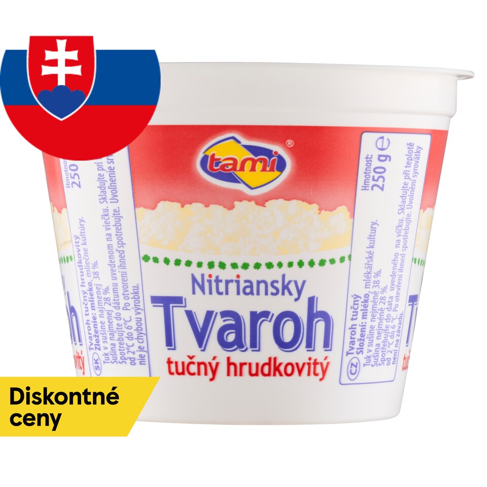 obrázok 1 z Tami Nitriansky tvaroh tučný hrudkovitý 250 g