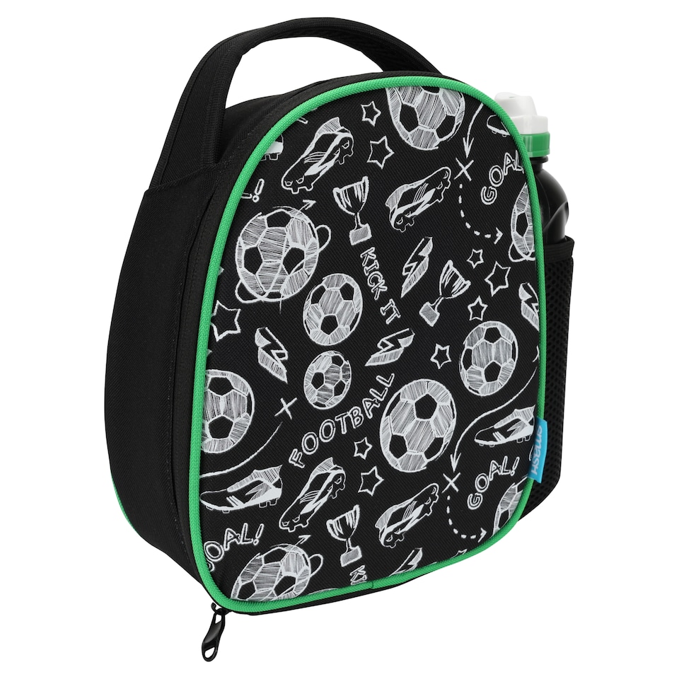 image 1 of Smash Football Lunch Bag and Water Bottle Combo