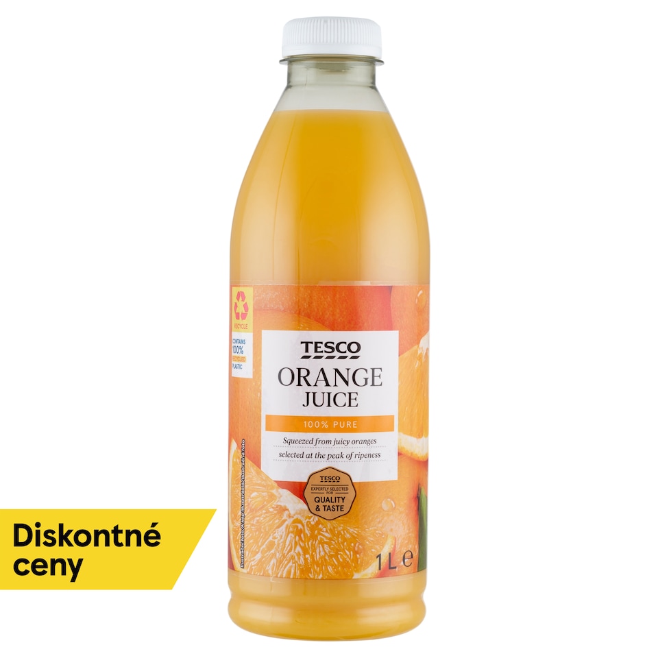 Tesco Pomarančová šťava 1 l