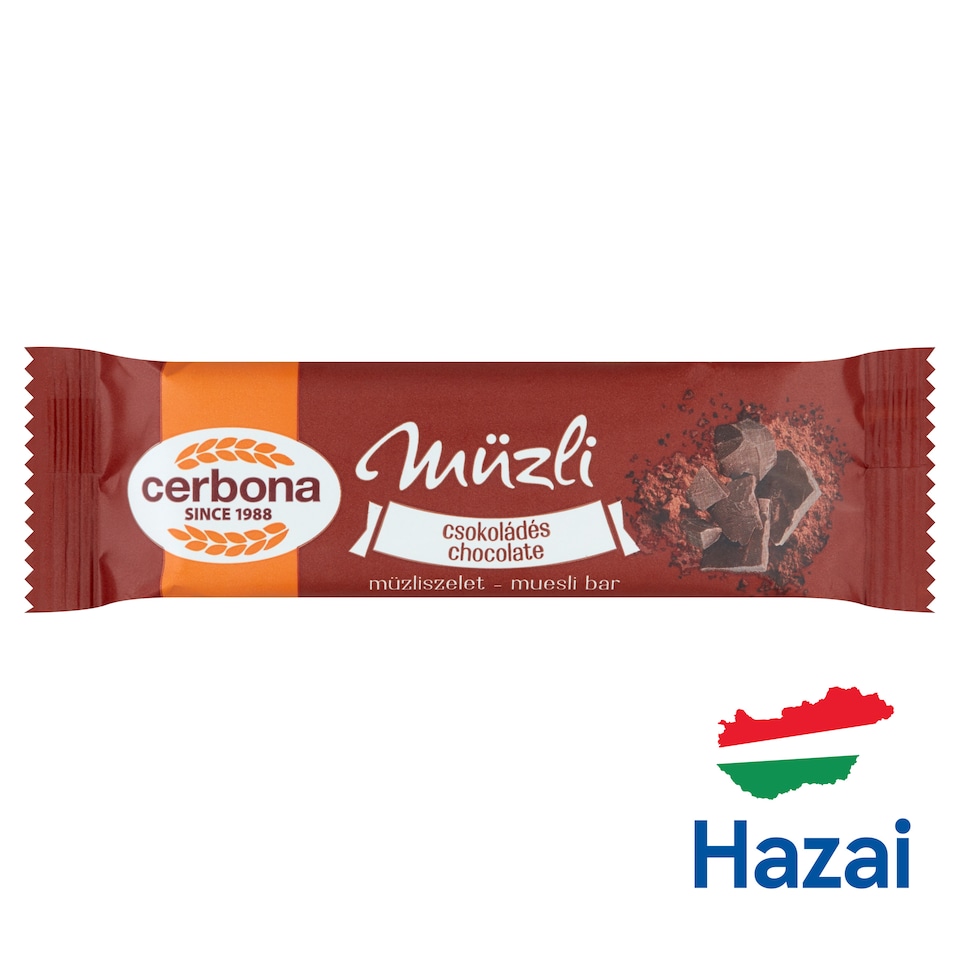 image 1 of Cerbona Chocolate Muesli Bar 20 g