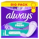 Always Daily Fresh Hosszú, 0% illatanyag 52 Darabos Kiszerelés  1. kép