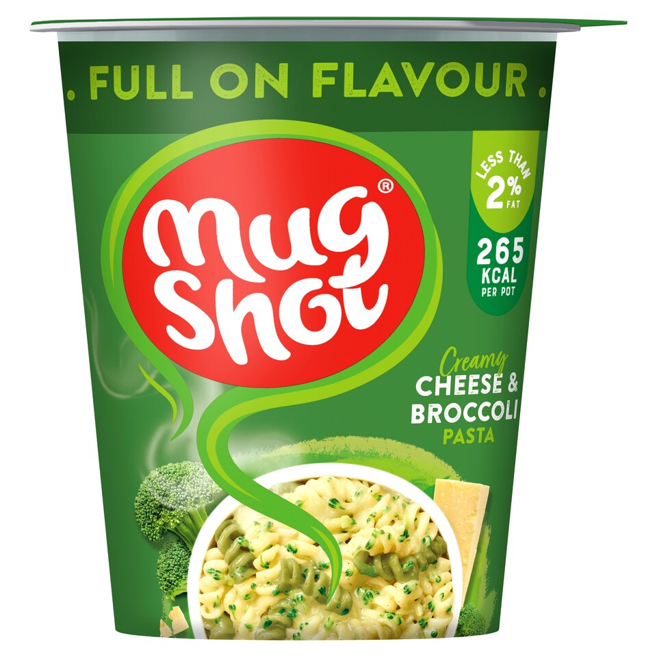 Mug Shot Cheese & Broccoli Pasta 68G