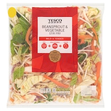 Tesco Beansprout & Vegetable Stir Fry 570g