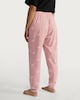 image 3 of F&F Pure Cotton Bow Print Pyjama Bottoms in Multi Pink