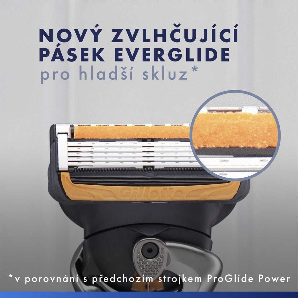 Obrázek 1 pro produkt Gillette ProGlide Power Náhradní Holicí Hlavice Pro Muže, Přesný Zastřihovač