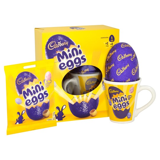 CADBURY MINI EGGS EGG & MUG 187G Tesco Groceries