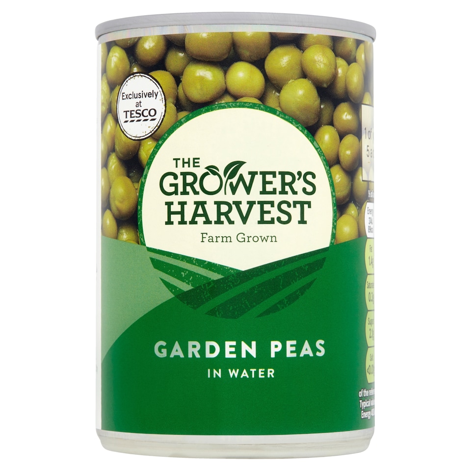 Growers Harvest Garden Peas In Water 300G