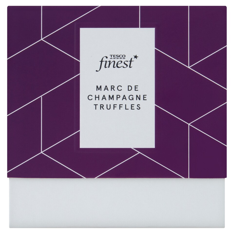 Tesco Finest Marc De Champagne Boxed Truffles 140G