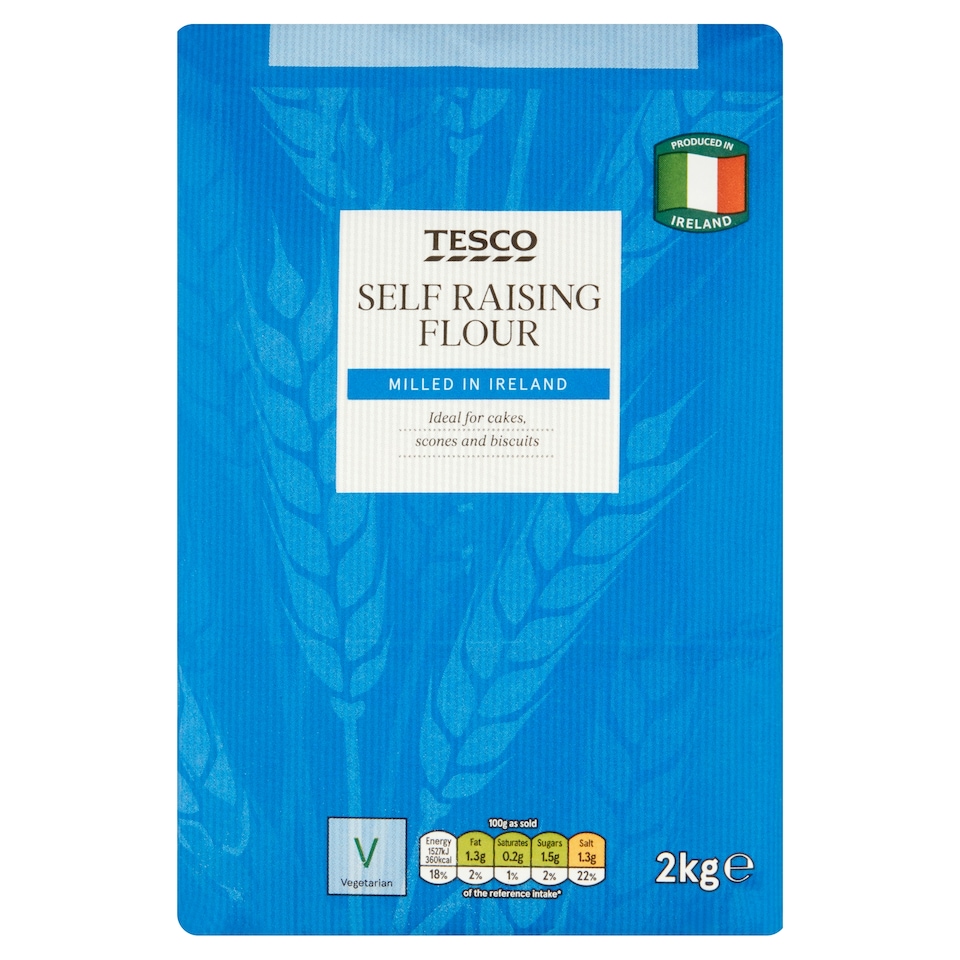 Tesco Self Raising Flour 2Kg Bag