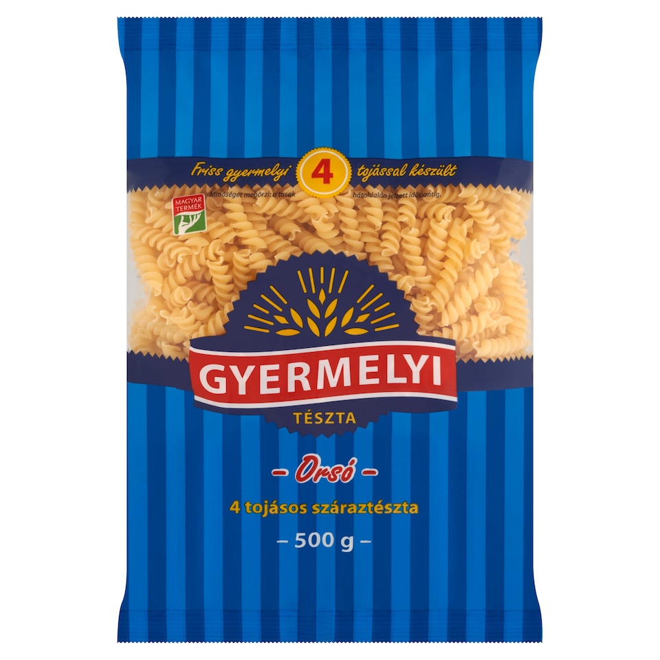 Gyermelyi Spindle Dry Pasta with 4 Eggs 500 g