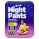 image 1 of Rascals Night Pants Absorbent Disposable Girls Nighttime Bedwetting Overnight Underwear 4-7 Years (17-32 kg), 9-Pack