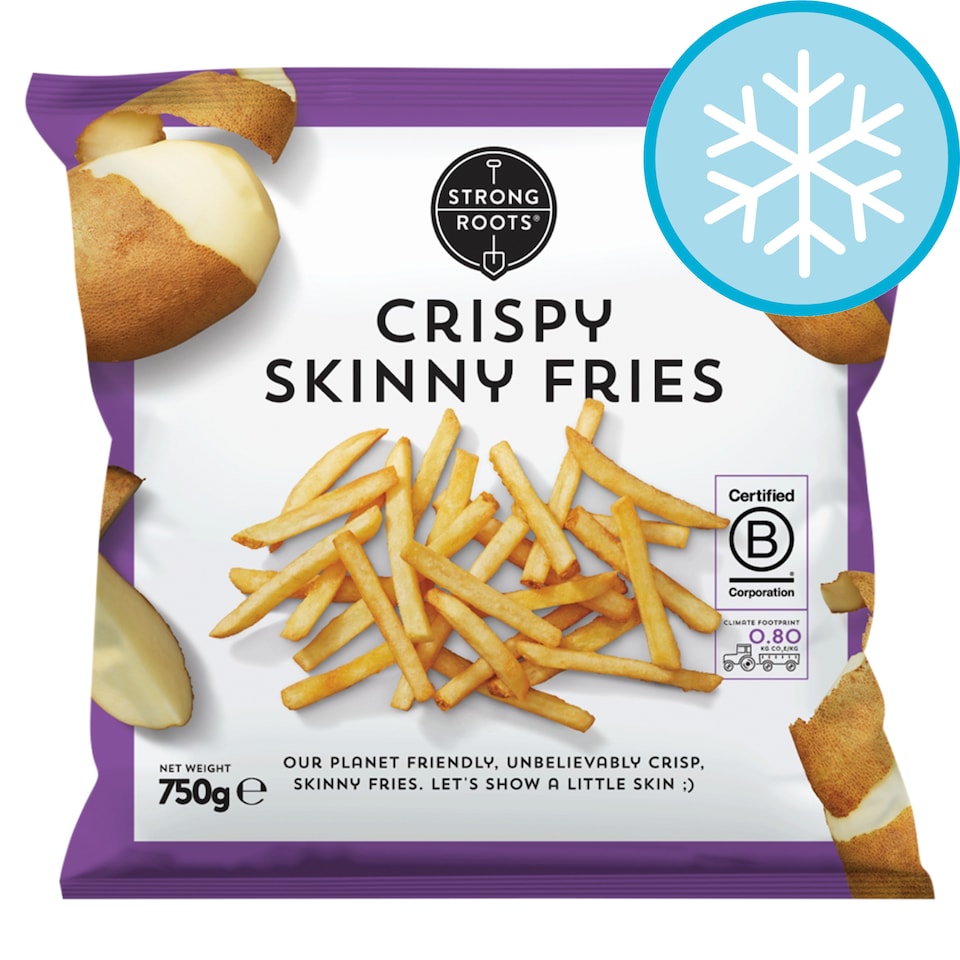 Strong Roots Crispy Skinny Fries 750G