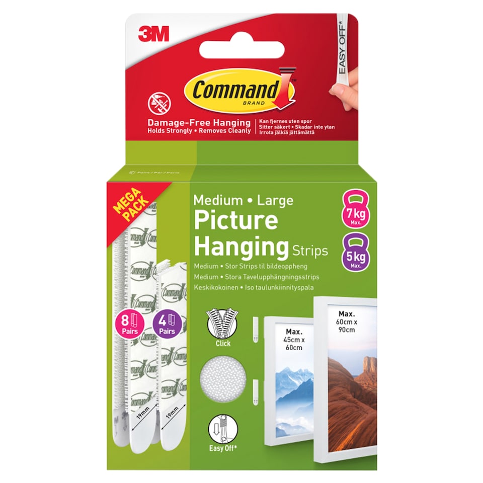Command Large Picture Hanging Strips Combo Pk