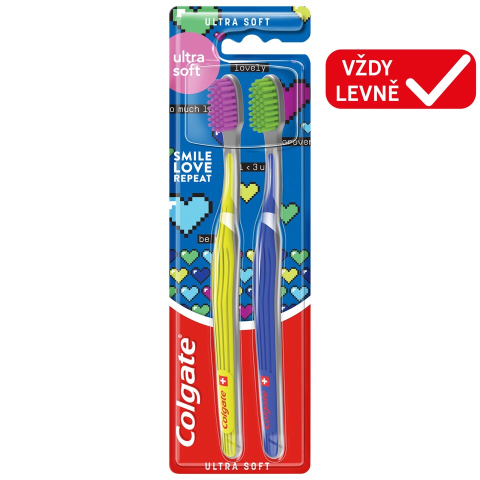 image 1 of Colgate Limited Edition Ultra Soft Toothbrush 2pcs 