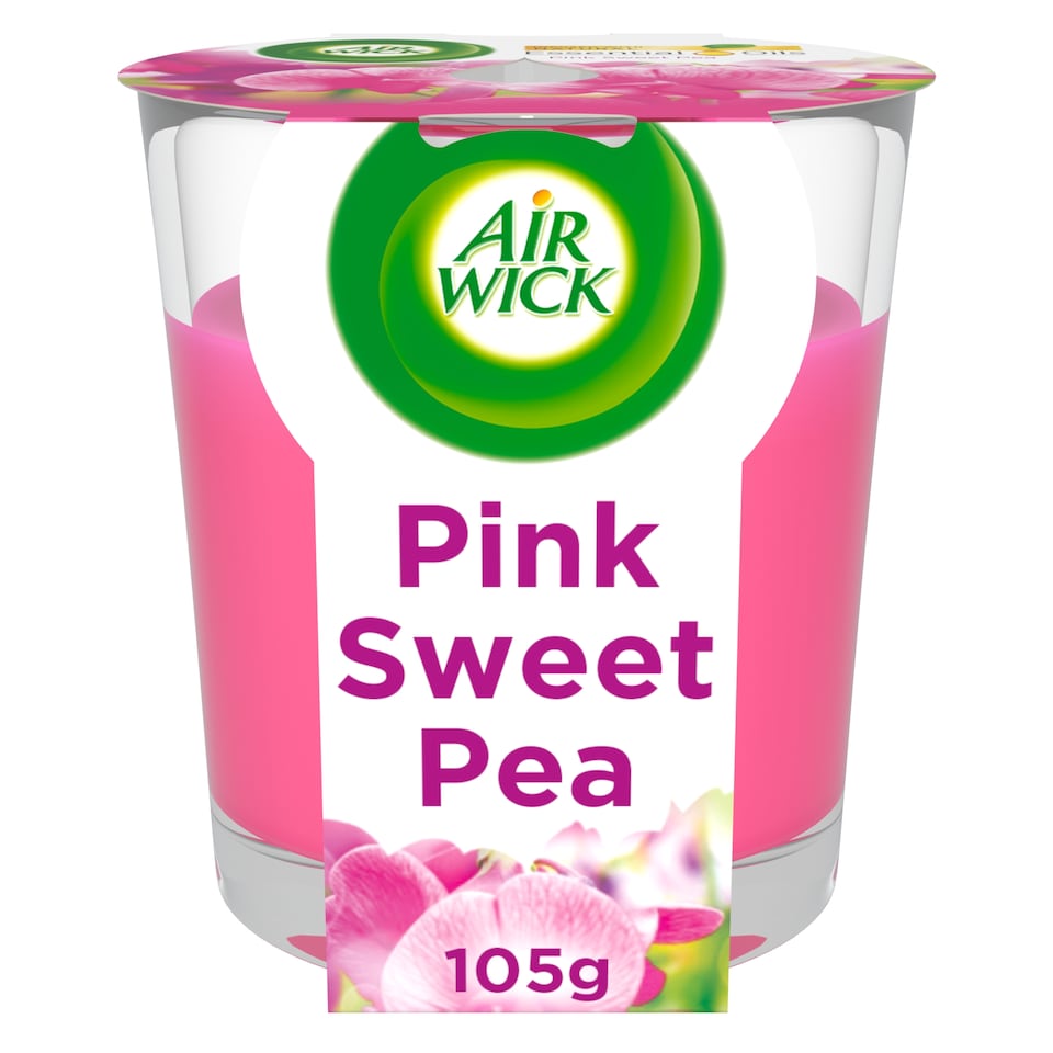 image 1 of Airwick Base Pink Sweet Pea Candle