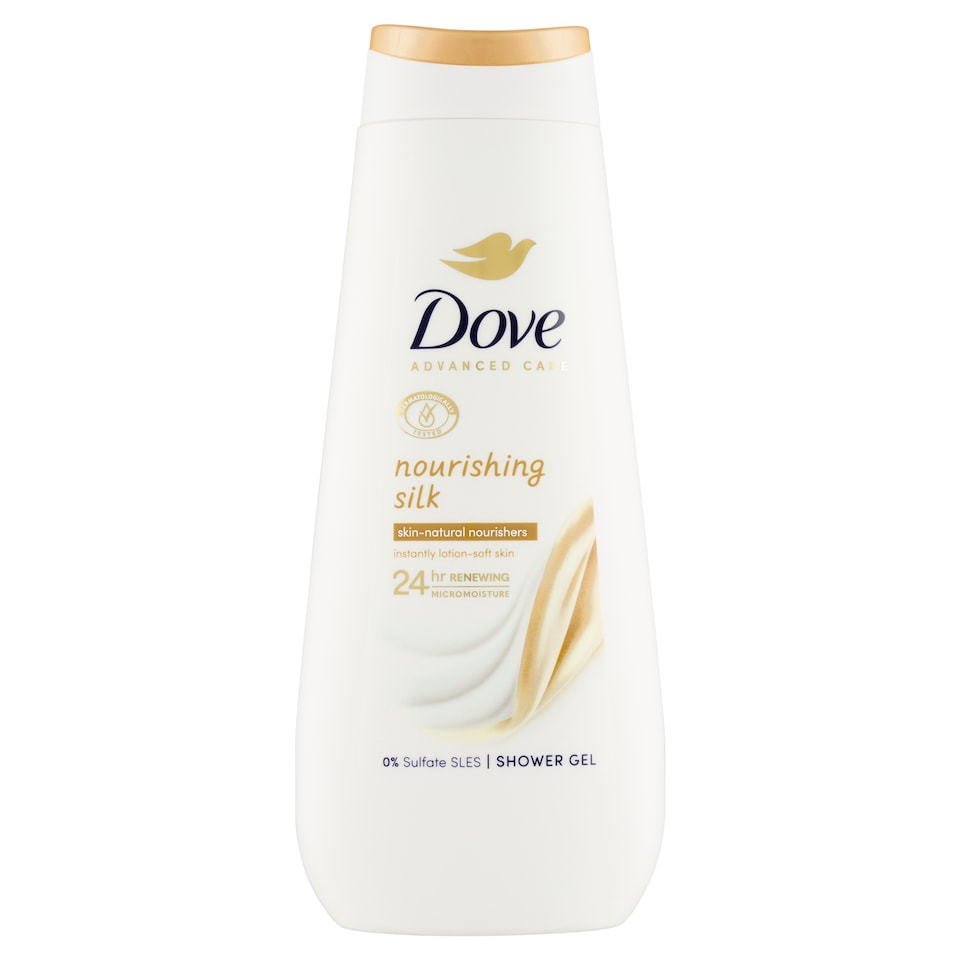 Obrázek 1 pro produkt Dove Advanced Care Nourishing Silk sprchový gel 400ml