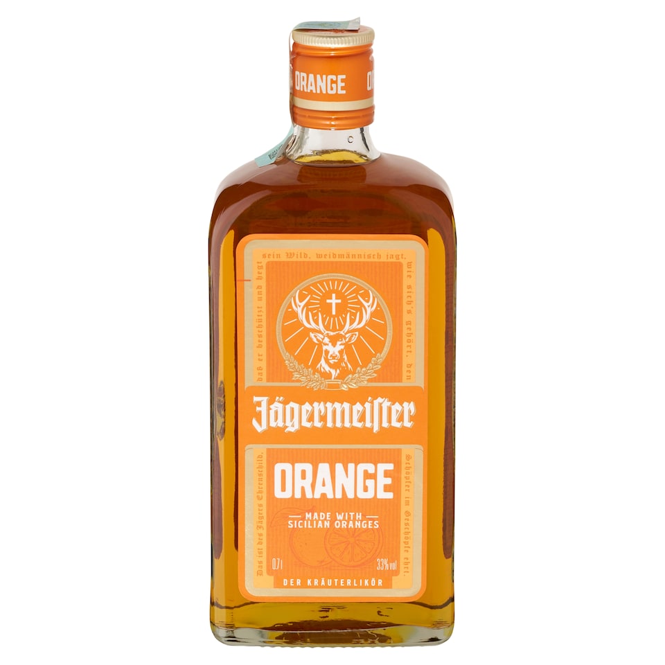 image 1 of Jägermeister Orange Herbal Liqueur 33% 700 ml