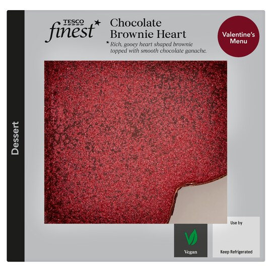 Tesco Finest Chocolate Brownie Heart 220G