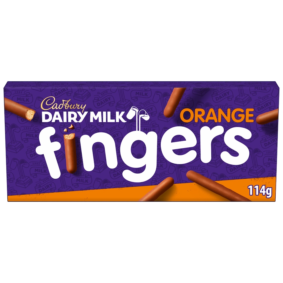 Cadbury Milk Chocolate Orange Fingers 114G