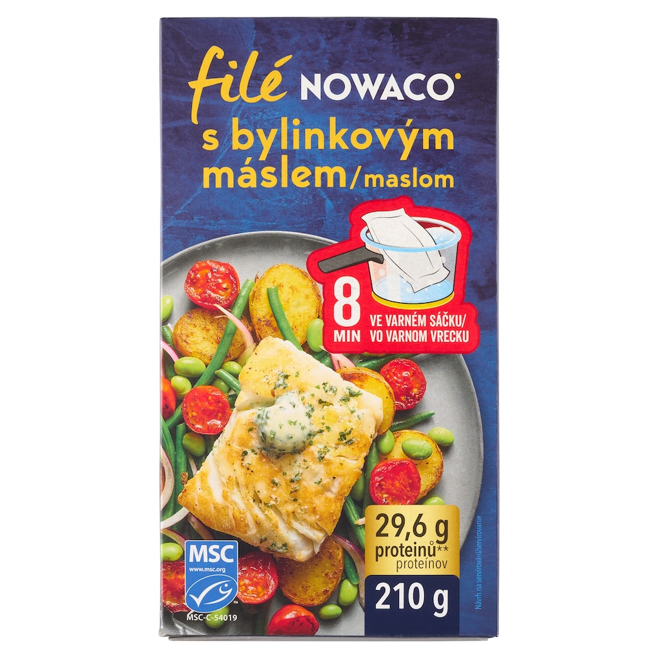 Obrázek 1 pro produkt Nowaco Filé s bylinkovým máslem 210g