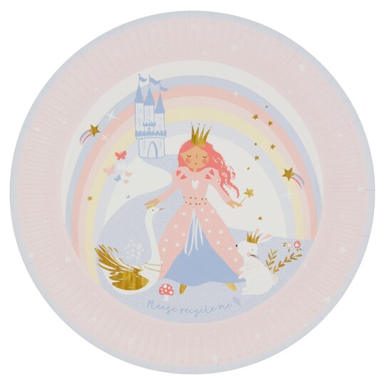 Tesco Princess Plate 10 Pack Tesco Groceries