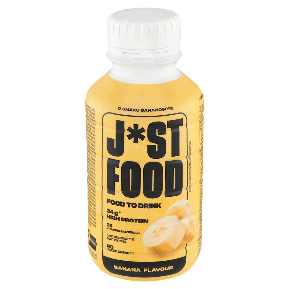 image 1 of Just Food Lactose-Free Drink with Banana Flavour 500 ml