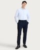 image 1 of F&F Pleated Tailored Fit Trousers in Navy